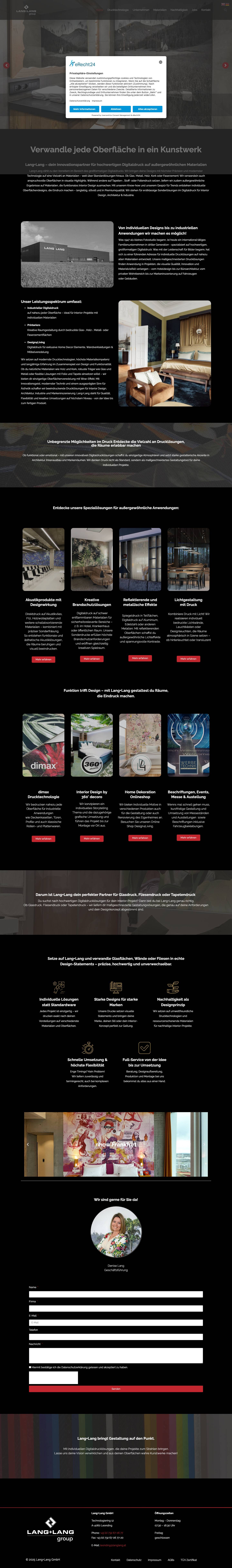 Home - Lang Lang Digitaldruck - Full Screenshot