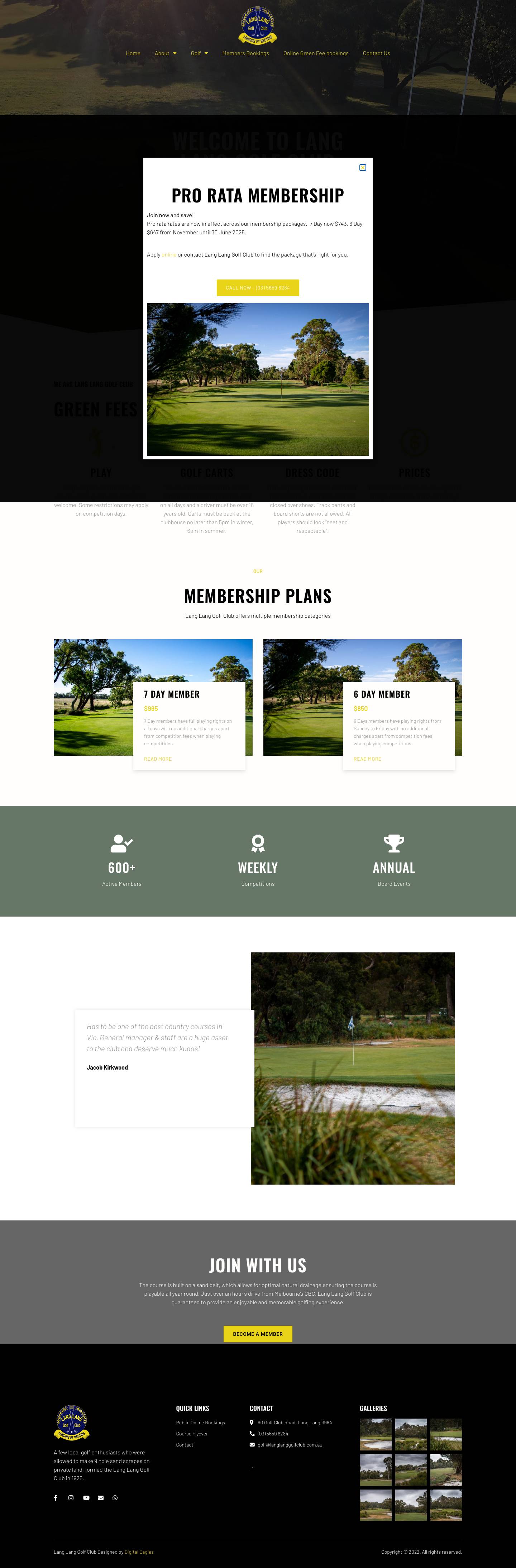 Lang Lang Golf Club – Golf Club - Full Screenshot
