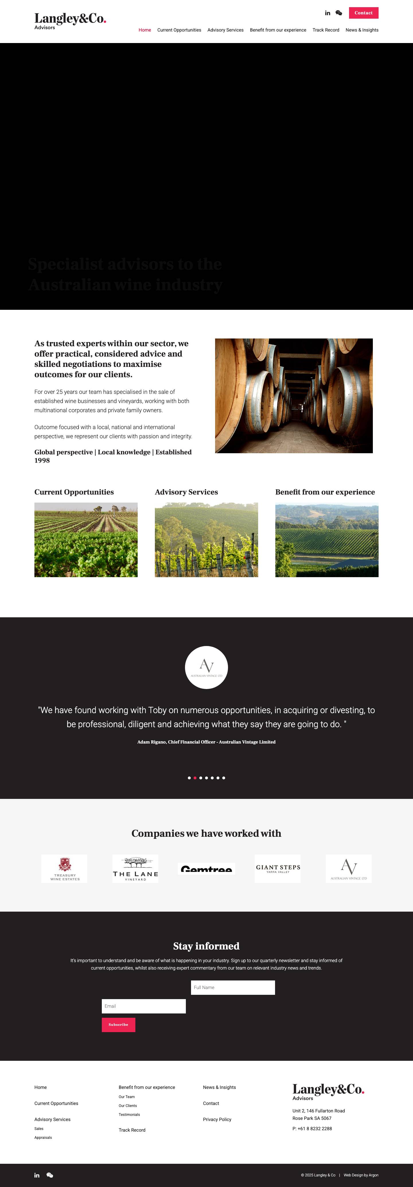 Langley & Co - Full Screenshot