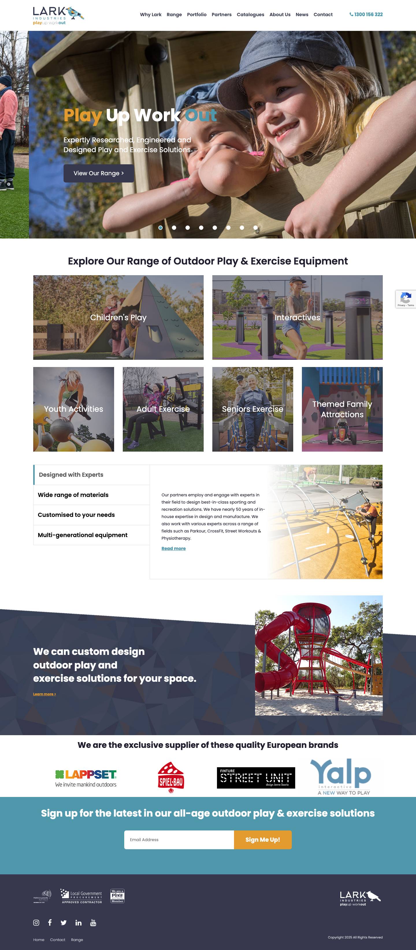 Lark Industries - Play Up, Work Outphone - Full Screenshot