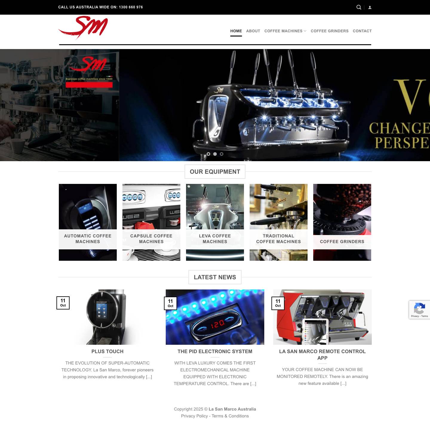 Segafredo Zanetti Australia | Coffee Beans & Coffee Equipment - Full Screenshot