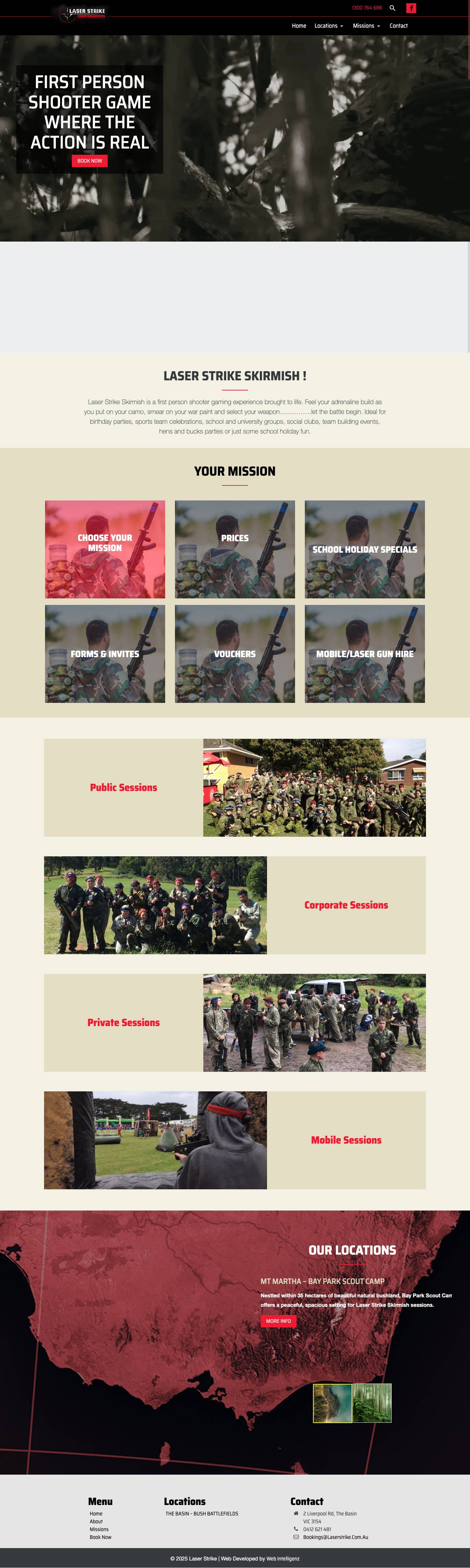 Laser Strike - Laser Strike Skirmish - The Basin - Full Screenshot