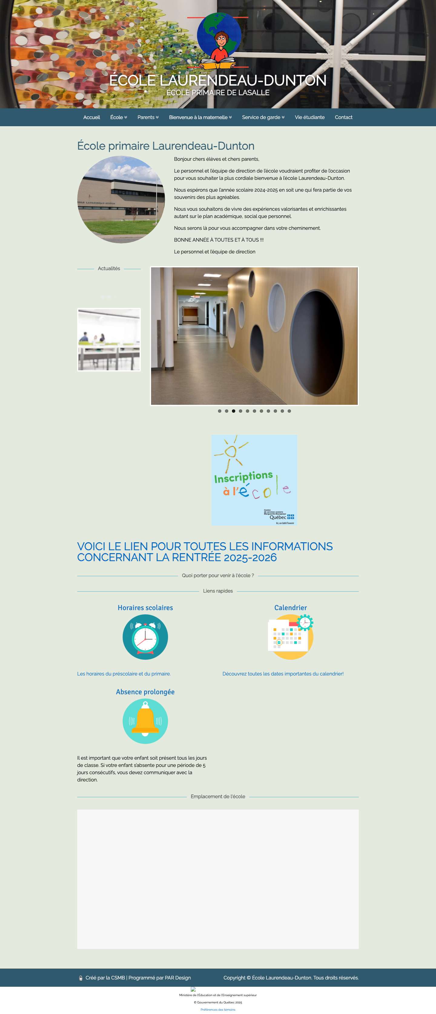 École Laurendeau-Dunton - Full Screenshot