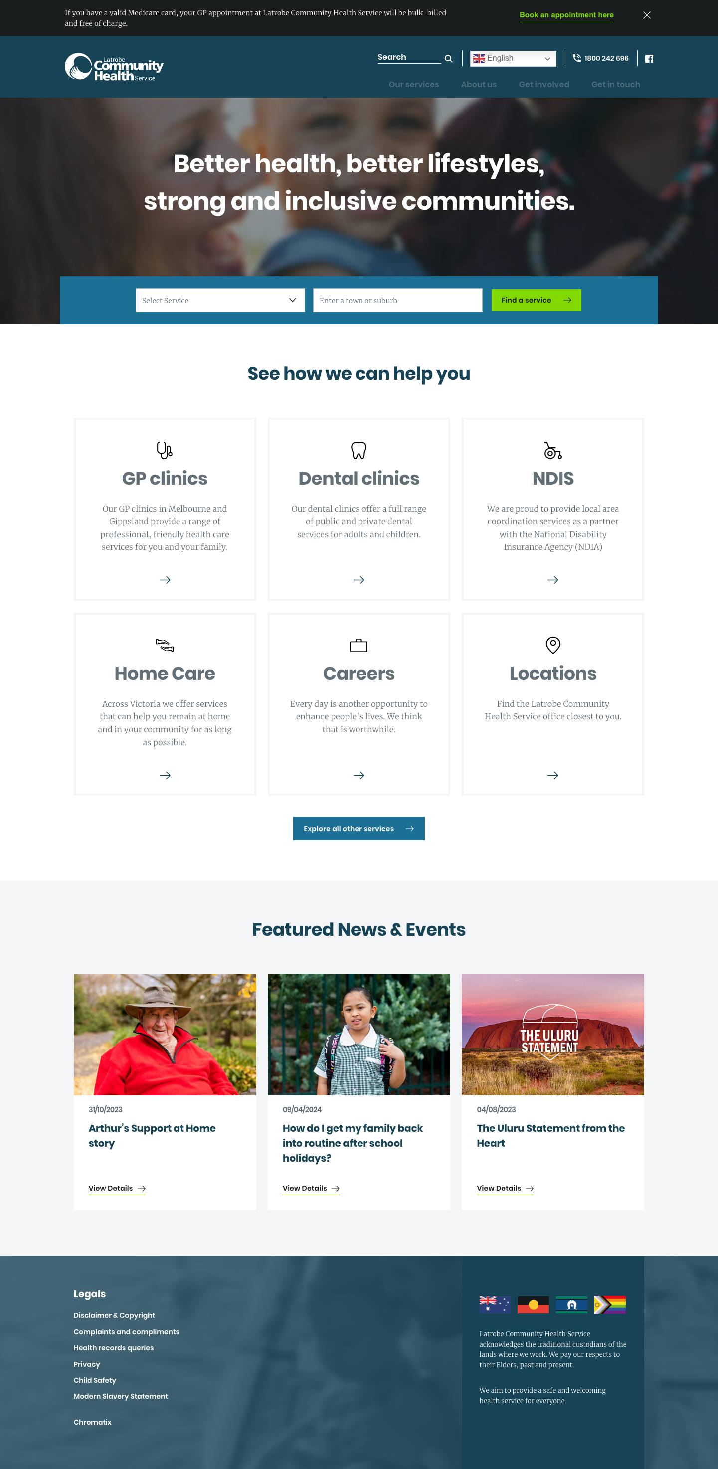 Latrobe Community Health Service | Latrobe Community Health Service0A67A6F1-066A-4B89-9EAD-D325D16562A6 - Full Screenshot