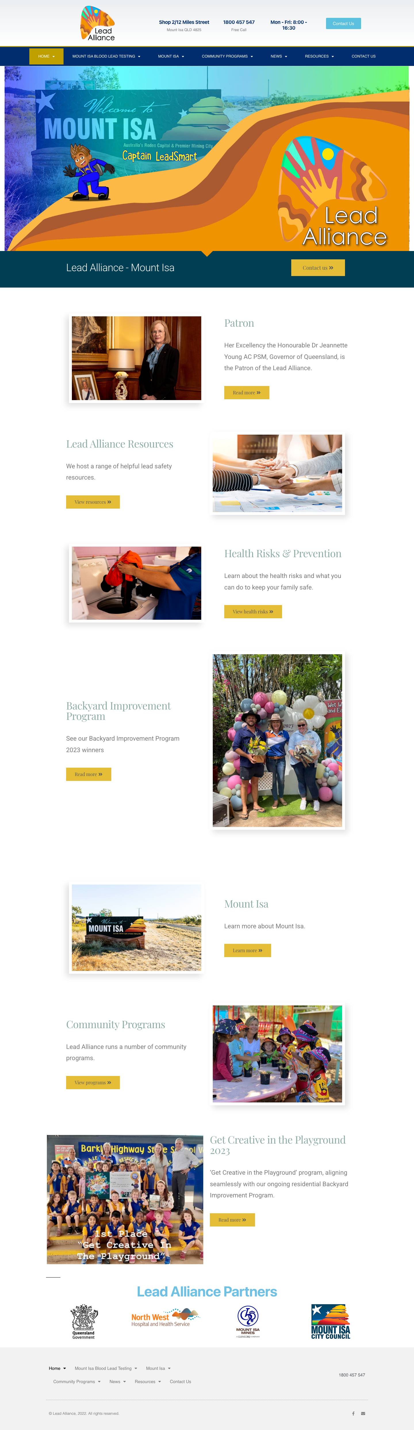 Lead Alliance – Living safely with lead - Full Screenshot