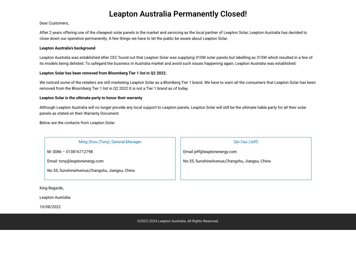 Leapton Australia -Leapton Energy Leapton Solar - Leapton Australia - Full Screenshot
