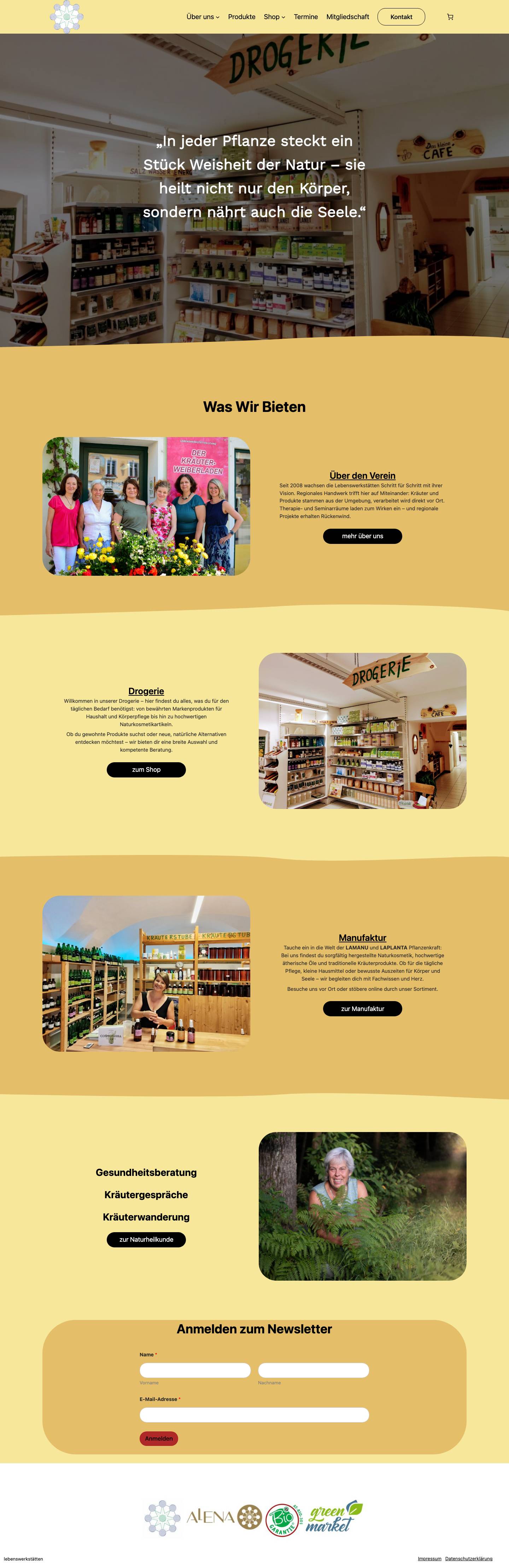 lebenswerkstätten - Full Screenshot