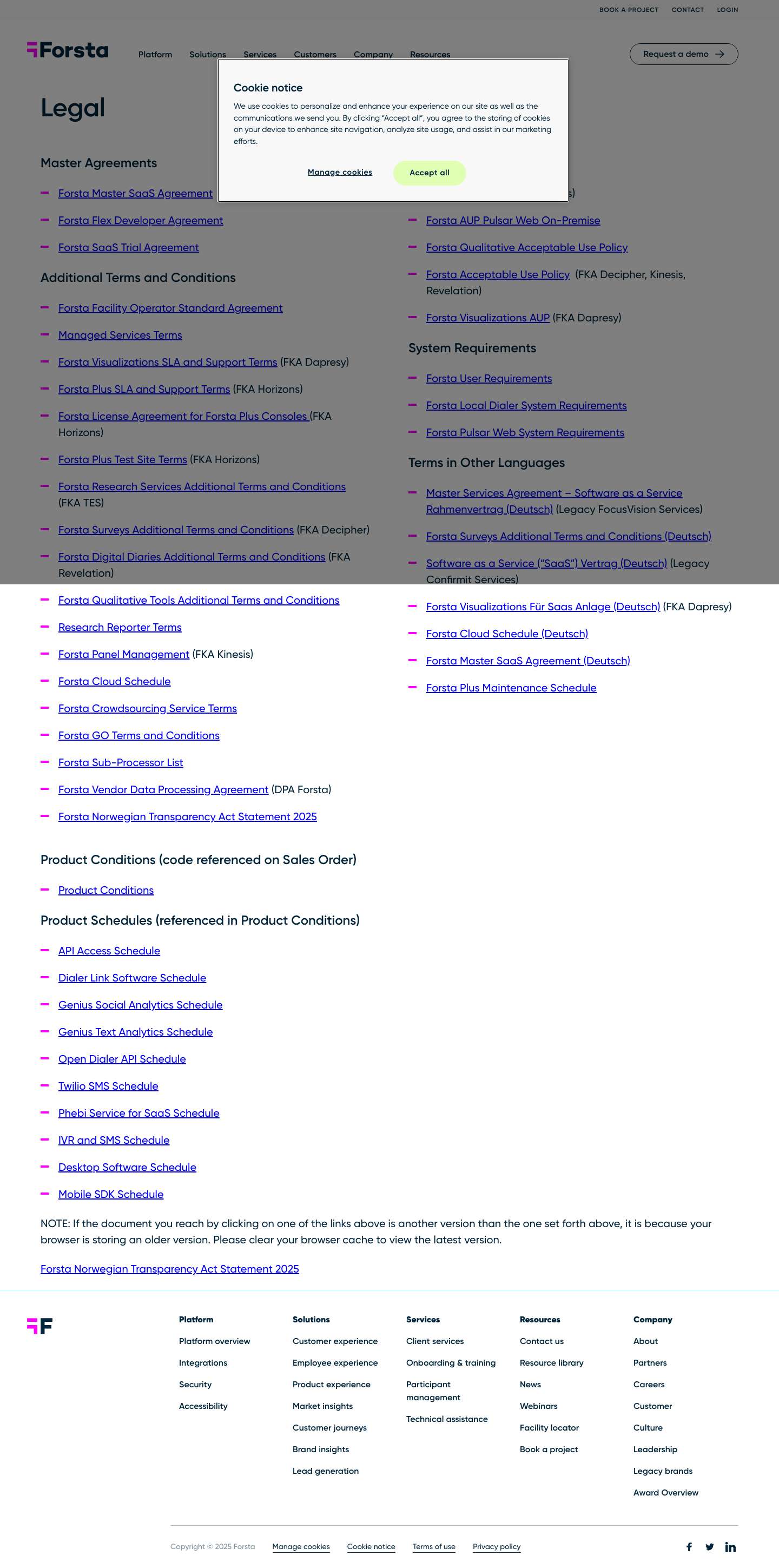 Legal | Legal Forsta - Full Screenshot