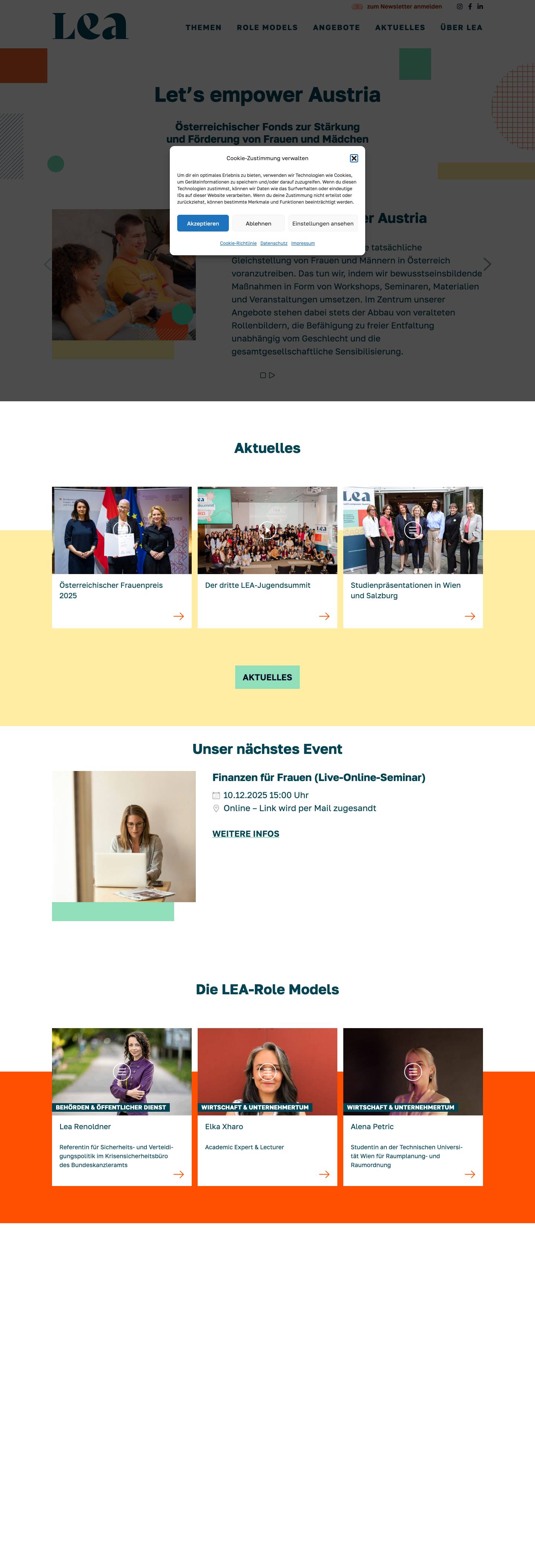 Let's Empower Austria - LEA - Full Screenshot