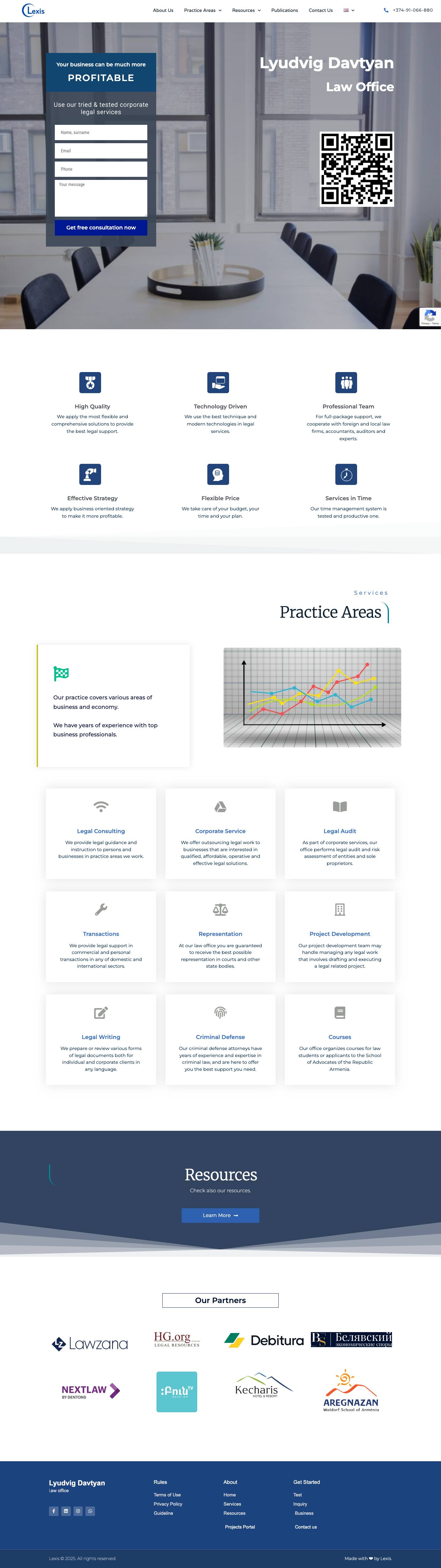 Home | Lexis - Full Screenshot