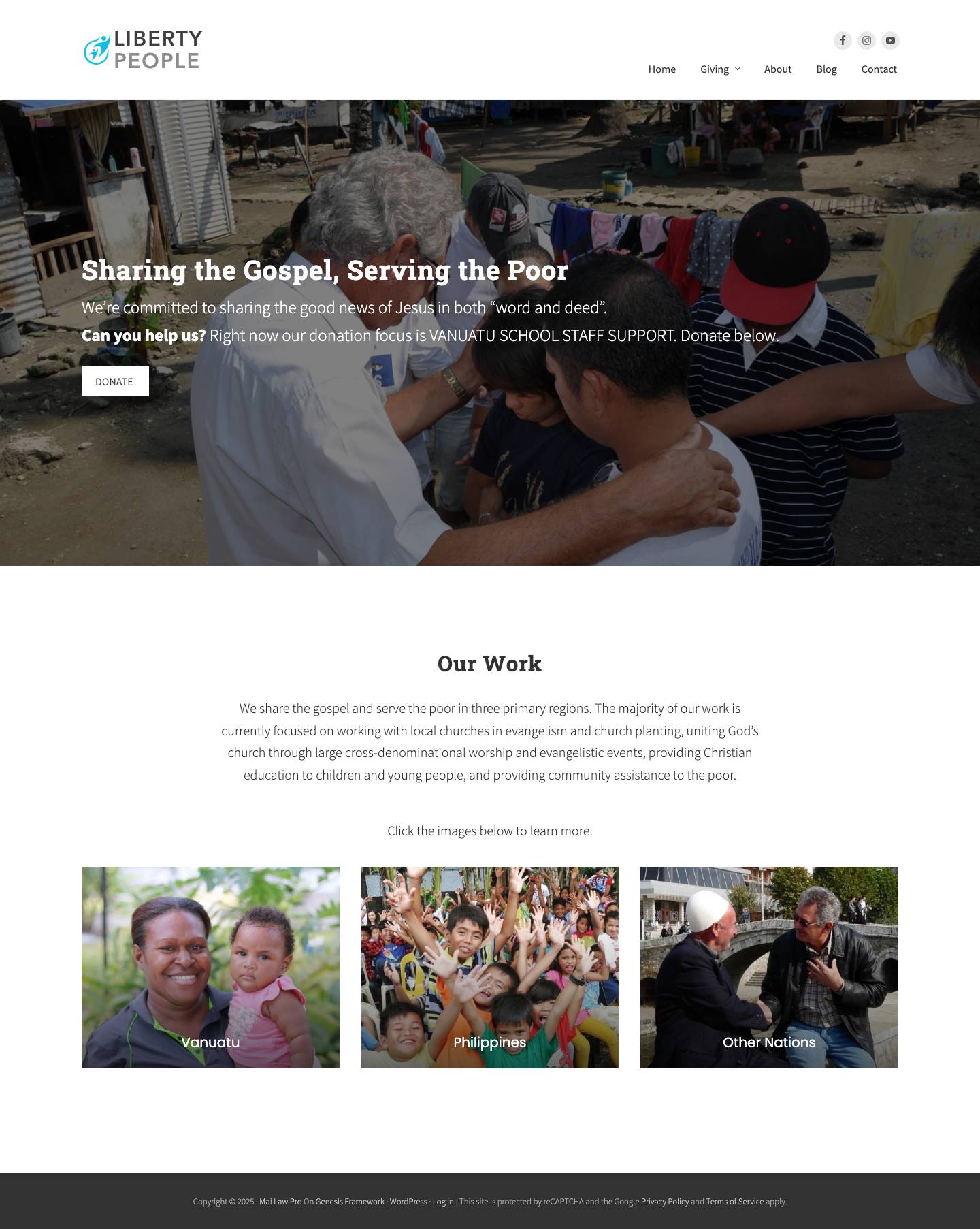 Liberty PeopleFacebookInstagramYouTubeFacebookInstagramYouTube - Full Screenshot