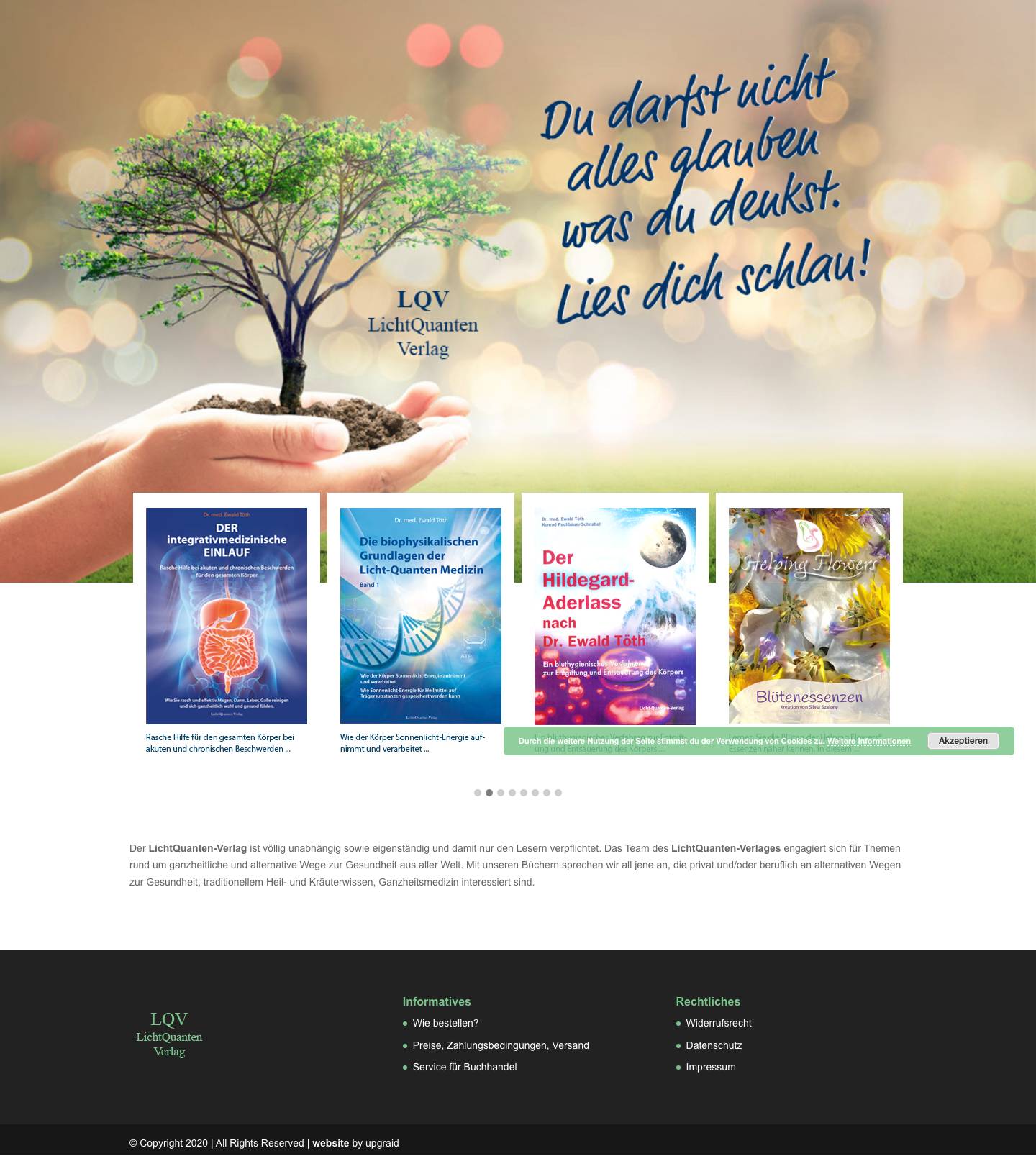 Home - LichtQuanten-Verlag - Full Screenshot