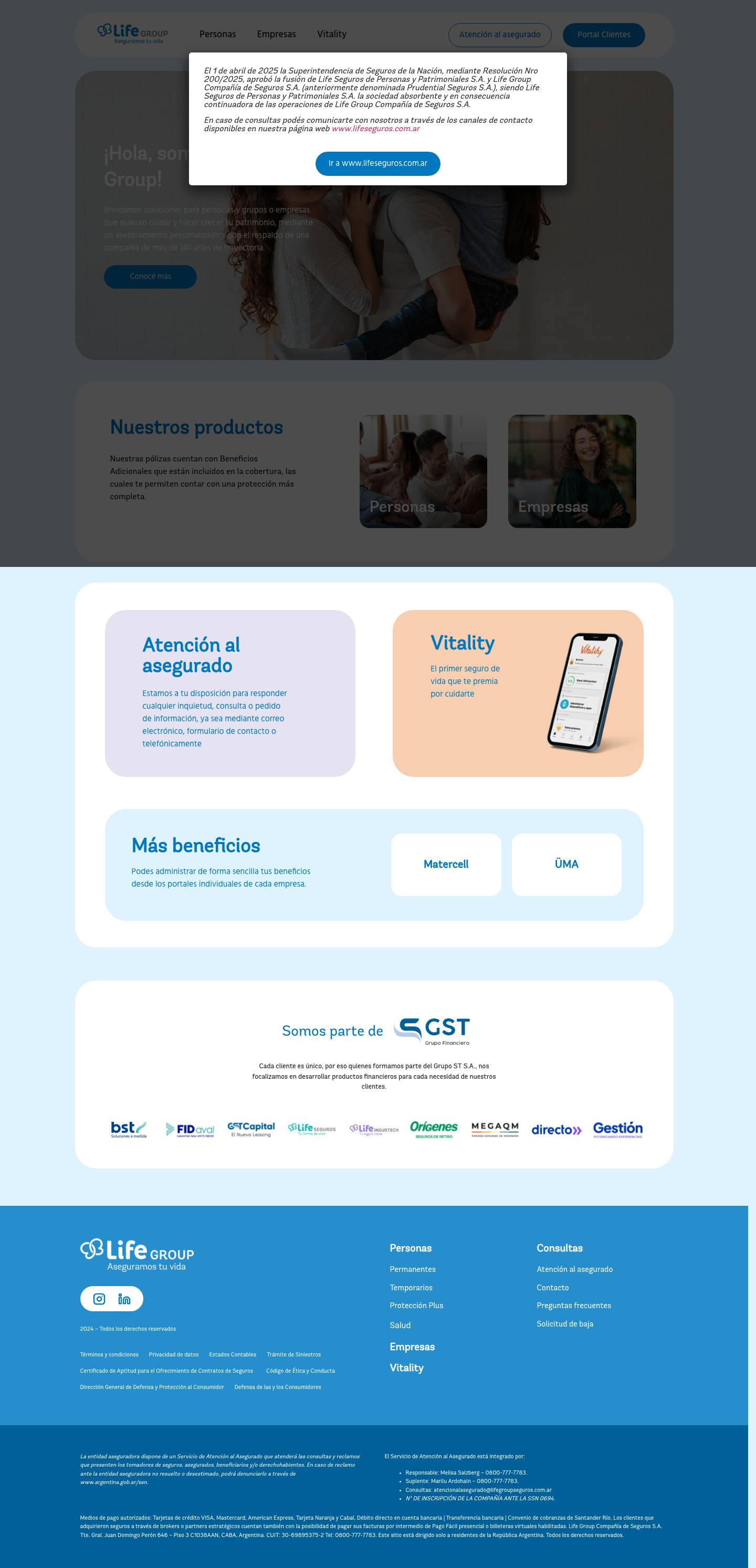 Life Group Seguros - Full Screenshot