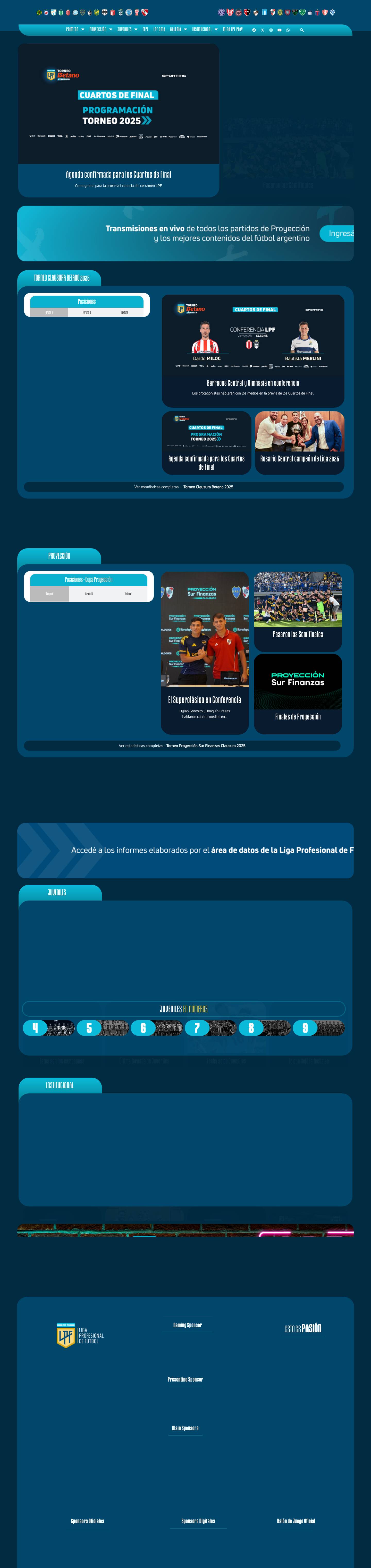 Liga Profesional de Fútbol de AFA - Esto es Pasión - Full Screenshot