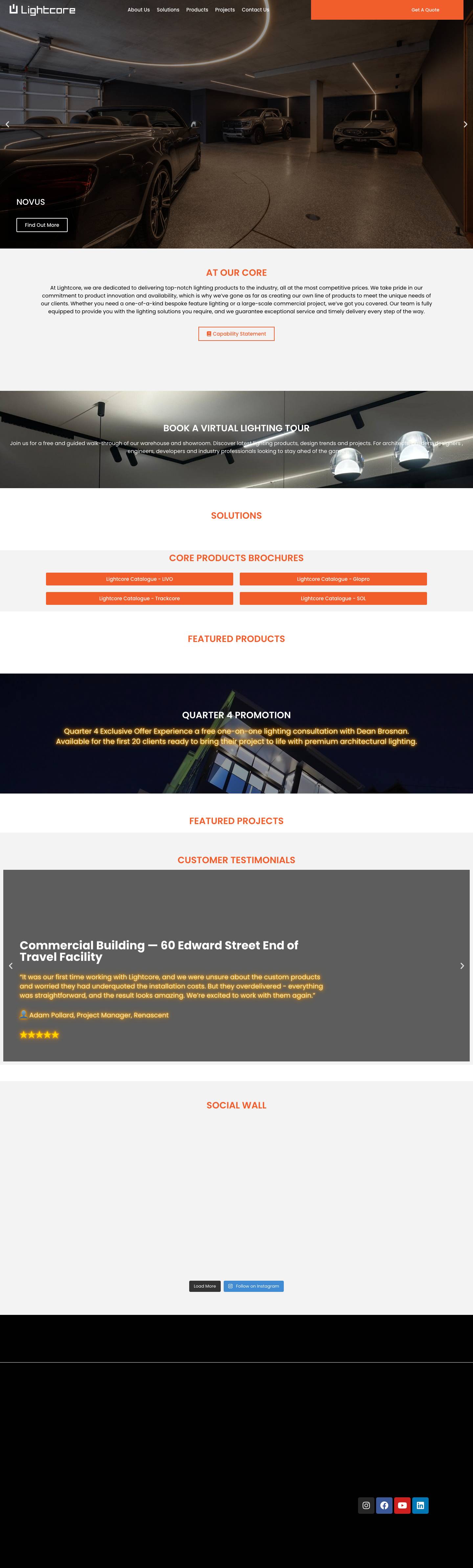 Home - Lightcore - Full Screenshot