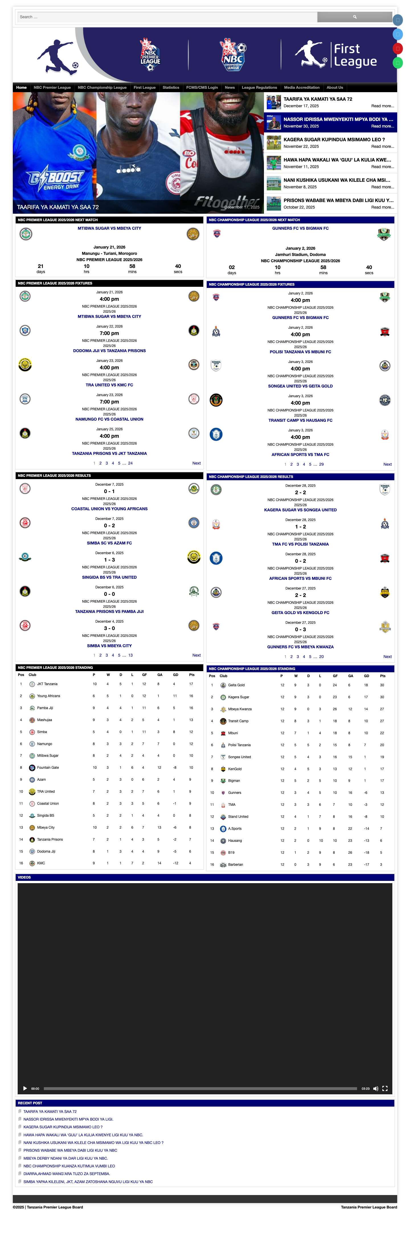 Home - LIGI KUU - Full Screenshot