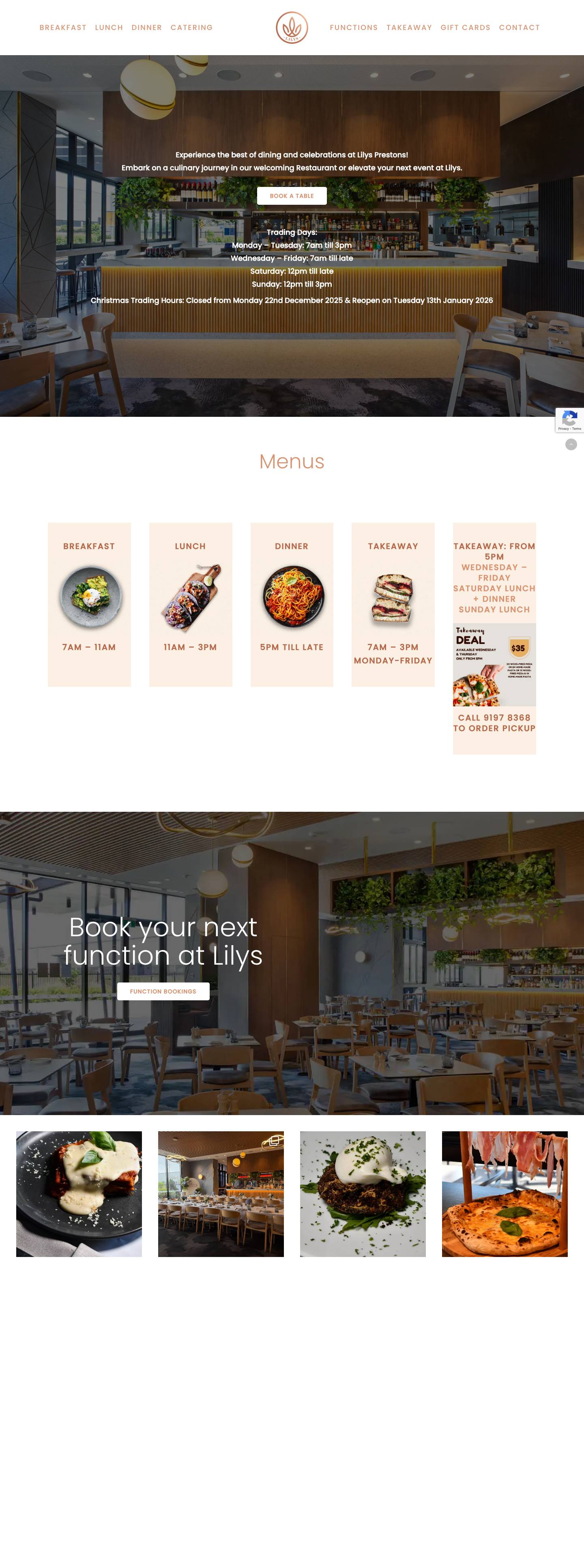 Lilys Cafe – Cafe Preston – Liverpool - Full Screenshot