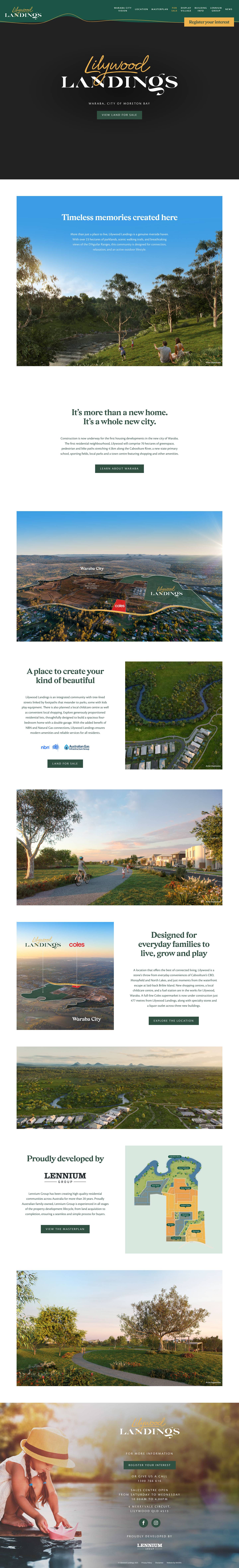 Home - Lilywood Landings - Full Screenshot