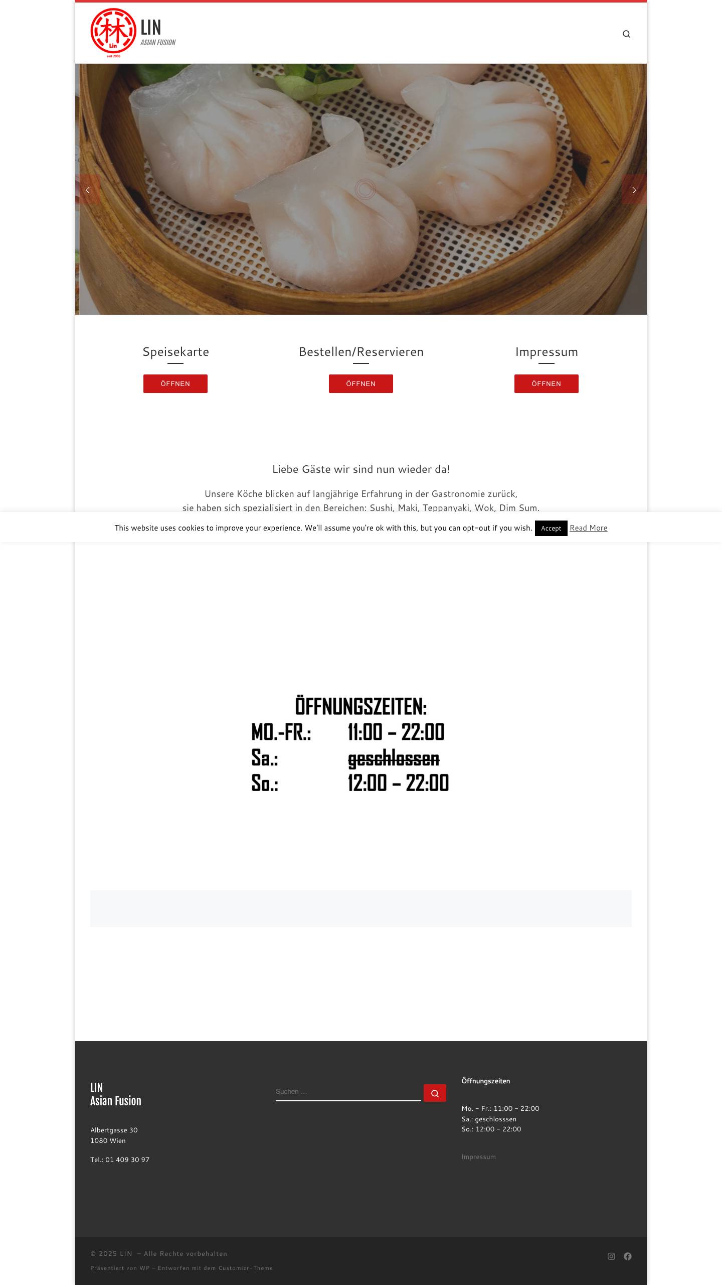 LIN – ASIAN FUSION - Full Screenshot