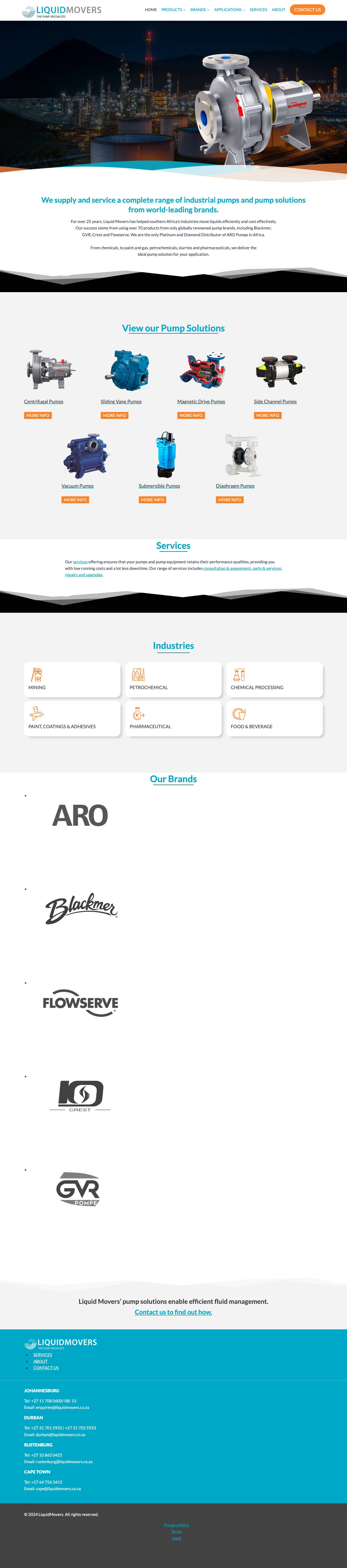 Move All Fluids Easily With Our Pump Solutions | Liquid MoversExpandExpandExpandToggle MenuScroll to topScroll to topExpandExpandExpand - Full Screenshot