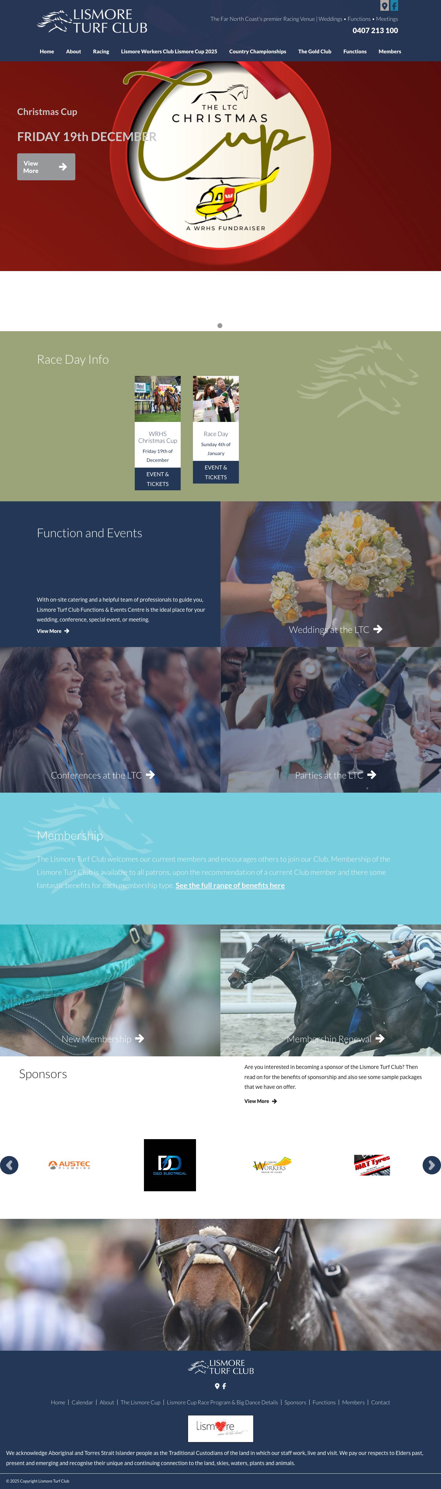 Lismore Turf Club - Full Screenshot