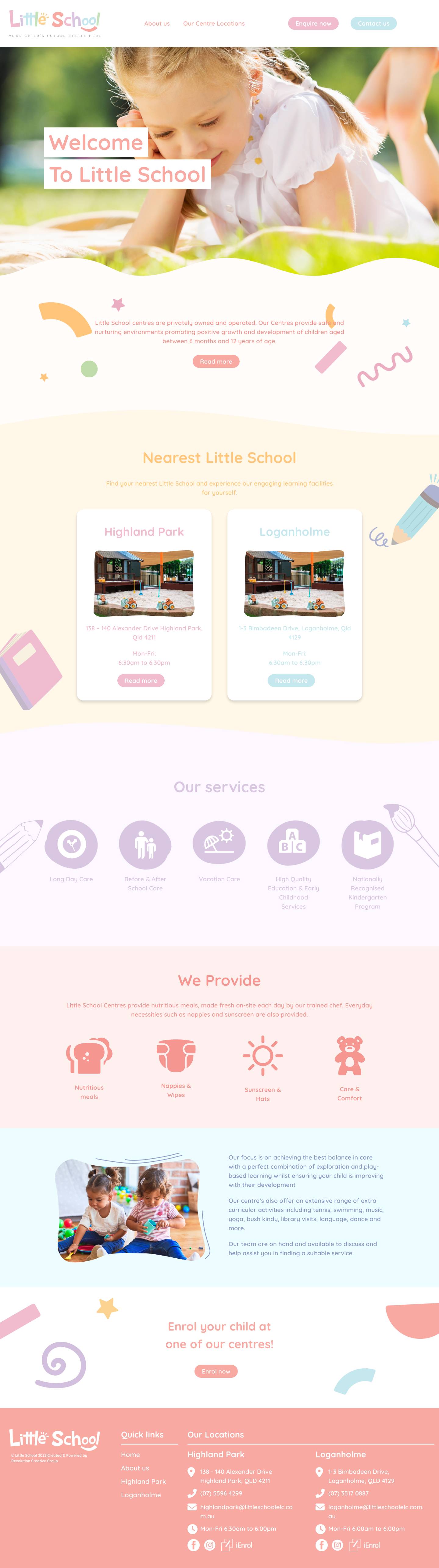 Home - Little school - Full Screenshot