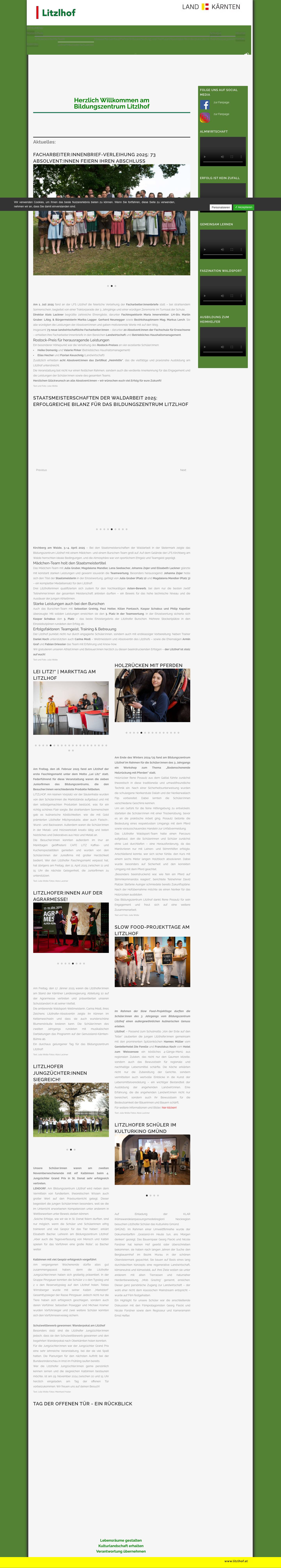 LFS Litzlhof | Eine weitere LFS Netzwerk Websites Website - Full Screenshot