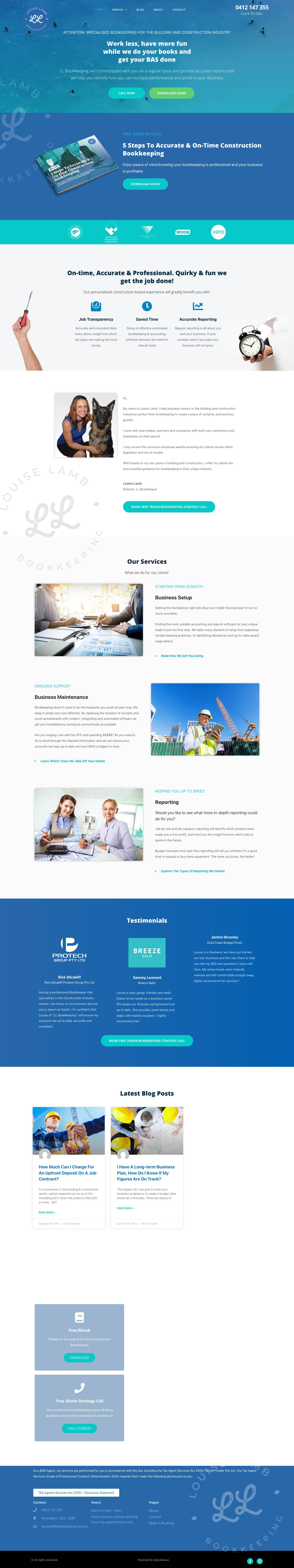 LL Bookkeeping - Full Screenshot