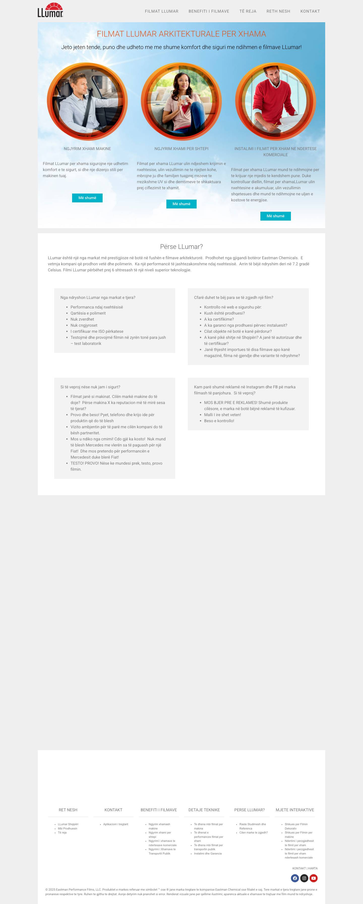 LLumar Albania - Full Screenshot