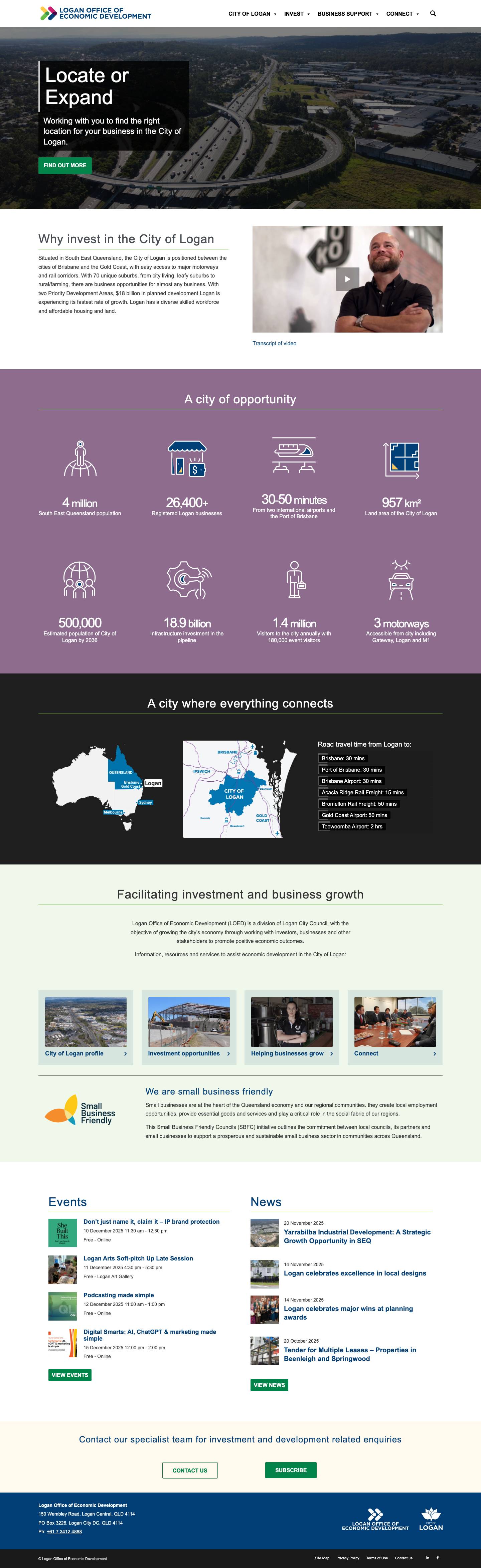 Home - Logan Office of Economic DevelopmentClick to open the search input fieldPreviousNextPopulation_WhiteRetail_1Airports_WhiteLand Area_WhitePopulation2_WhiteInvestment_WhiteVisitors_WhiteGateway_WhiteScroll to top - Full Screenshot