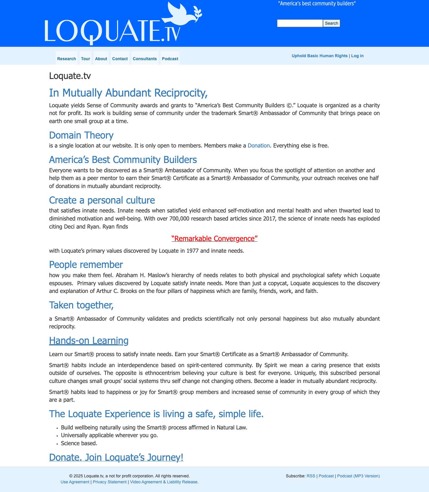 Loquate.tv :: Loquate.tv - Full Screenshot