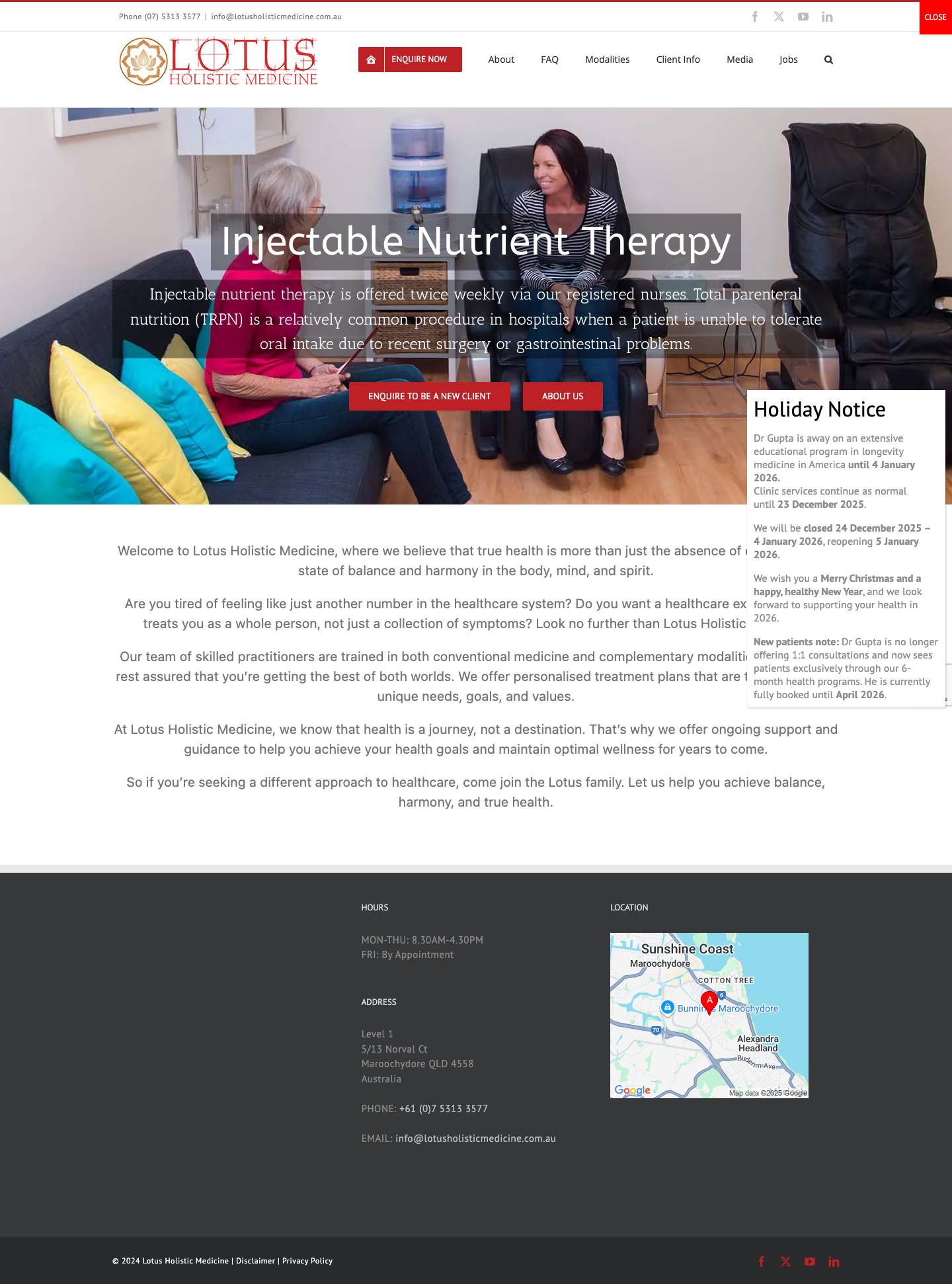 Lotus Holistic Medicine | Holistic Healthcare Solutions - Full Screenshot