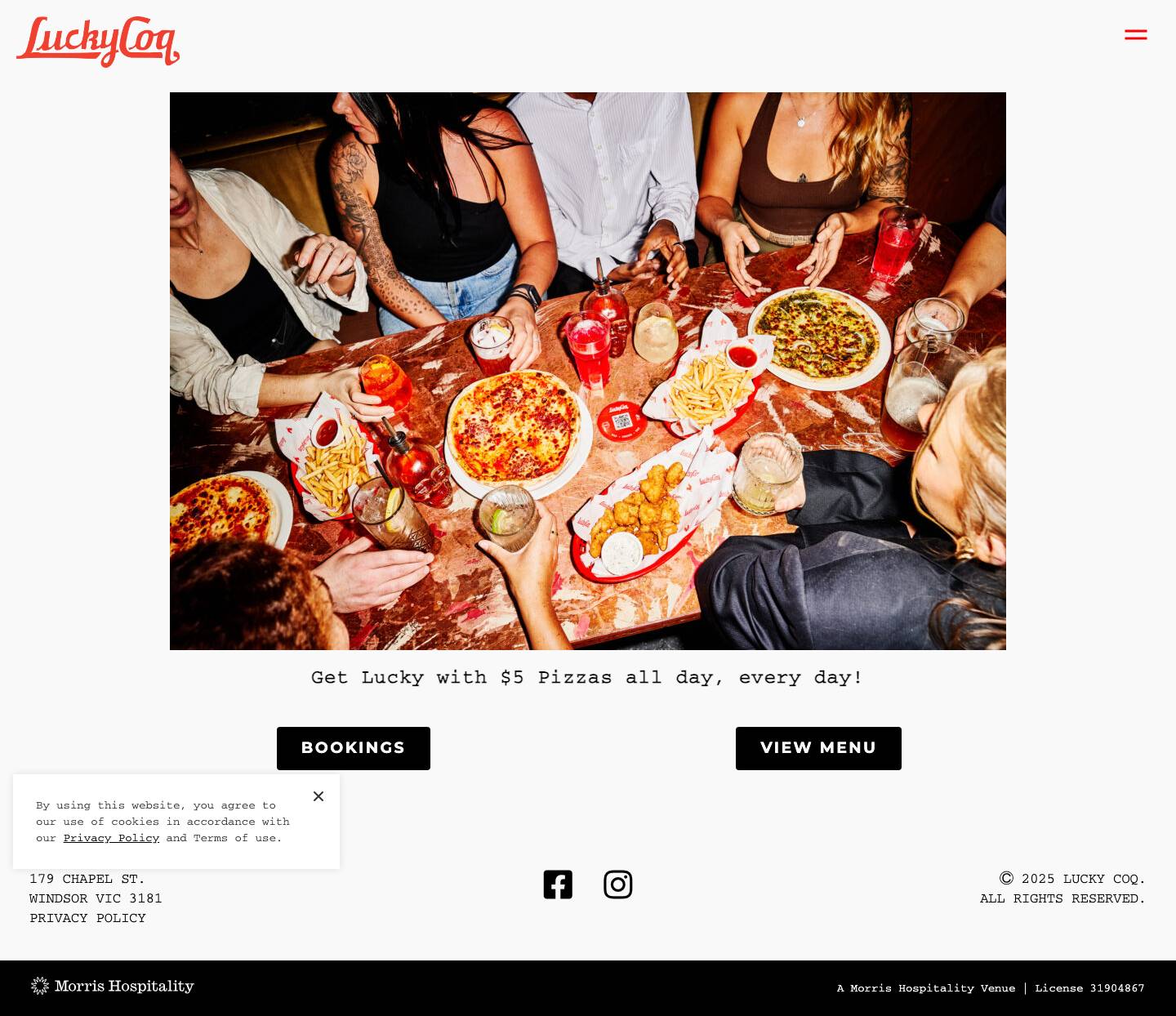 Lucky Coq - Cheap Eats & Good Vibes - Full Screenshot