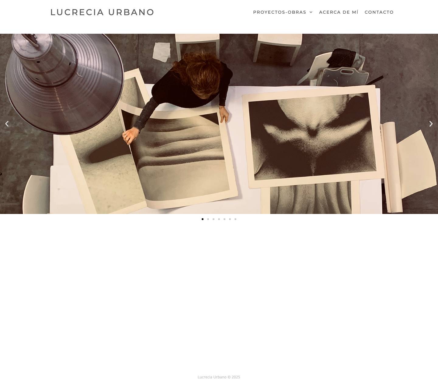 Lucrecia Urbano - Full Screenshot