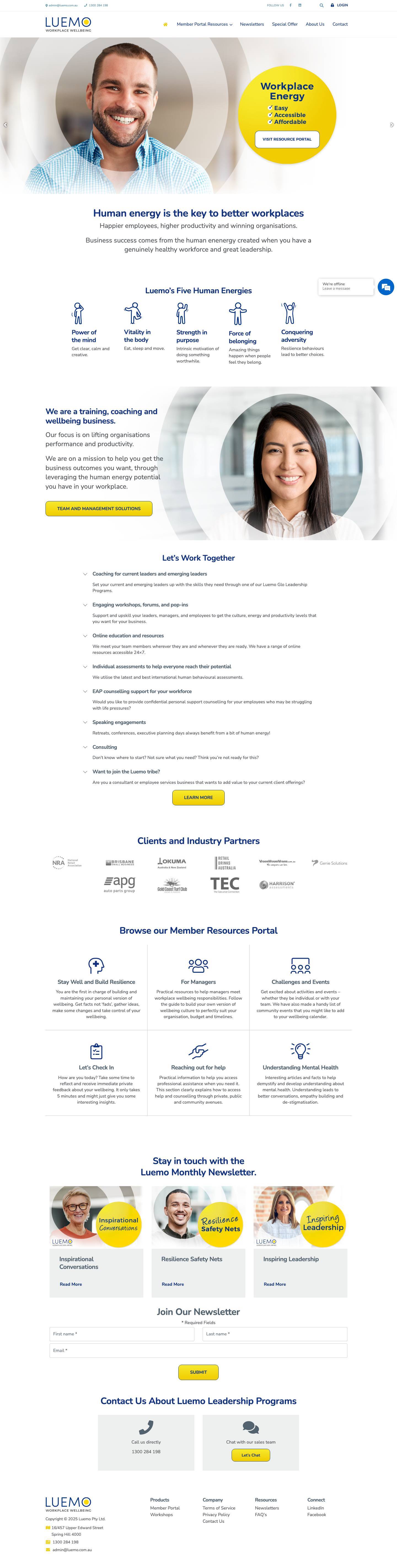 Home - Fixed - Luemo - Full Screenshot