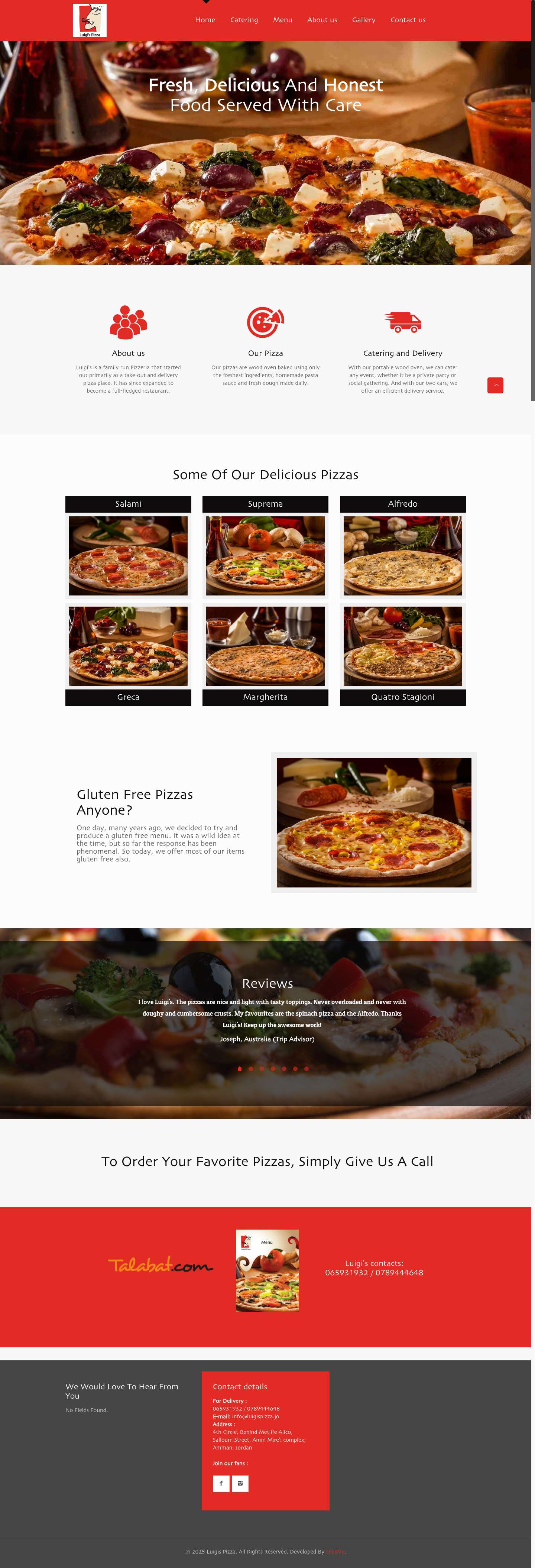 Luigis Pizza - Full Screenshot