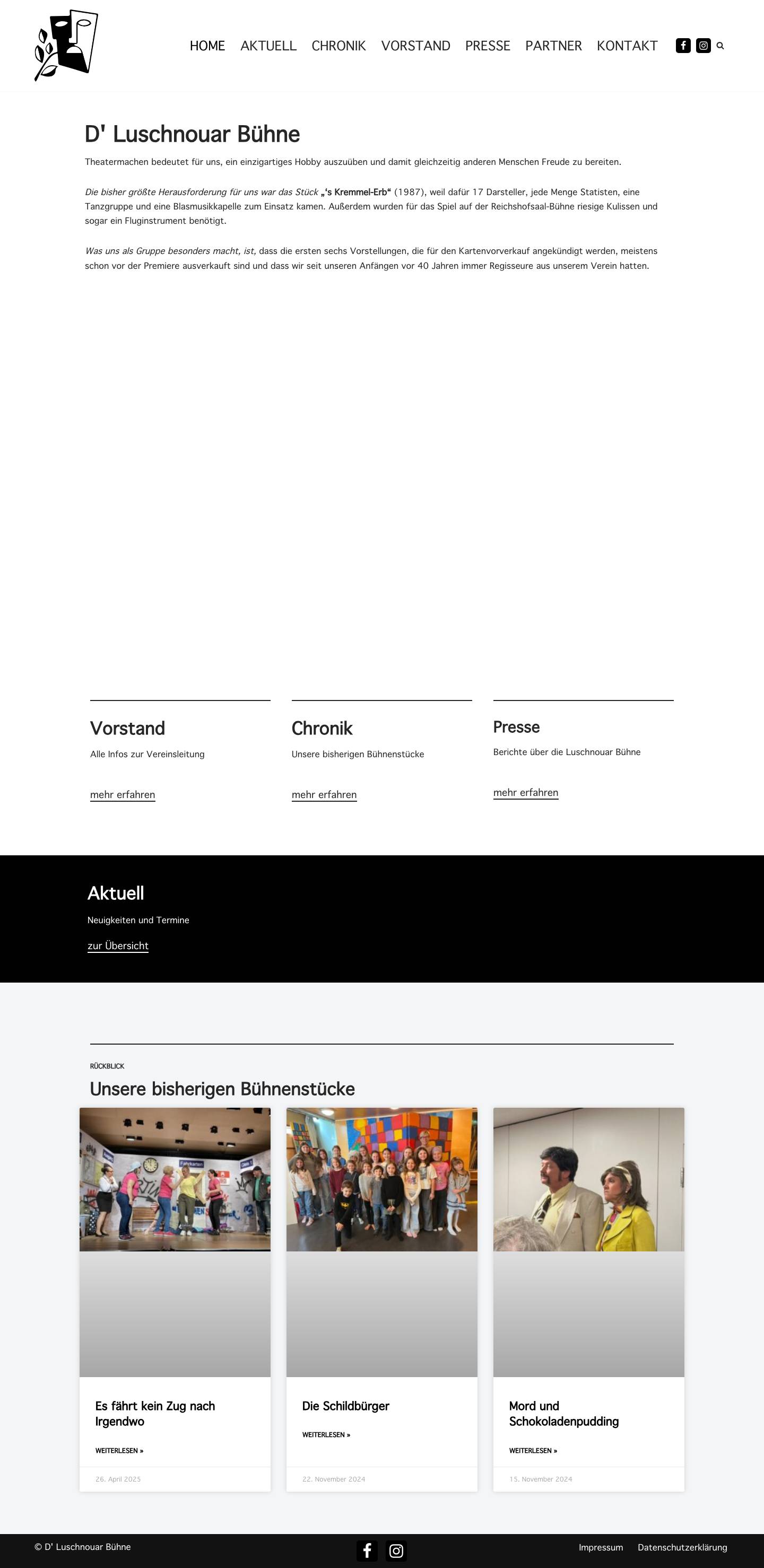 © Luschnouar Bühne – Lustenau - Full Screenshot