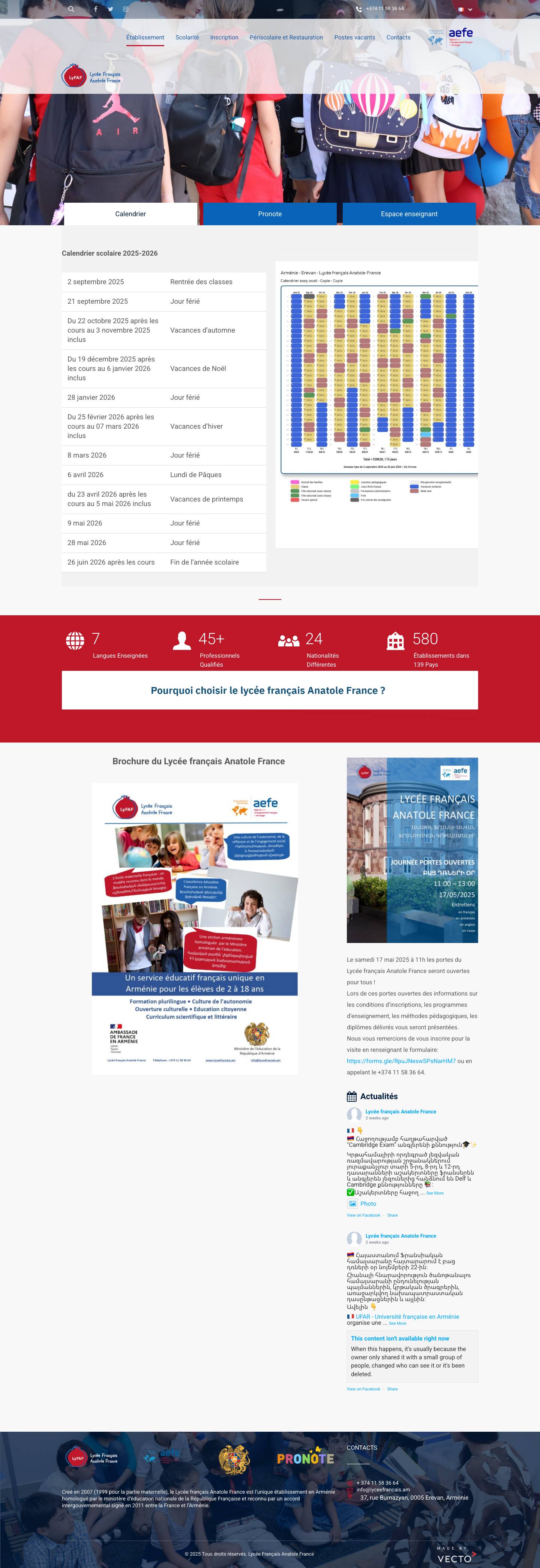 Lycee Francais - Full Screenshot