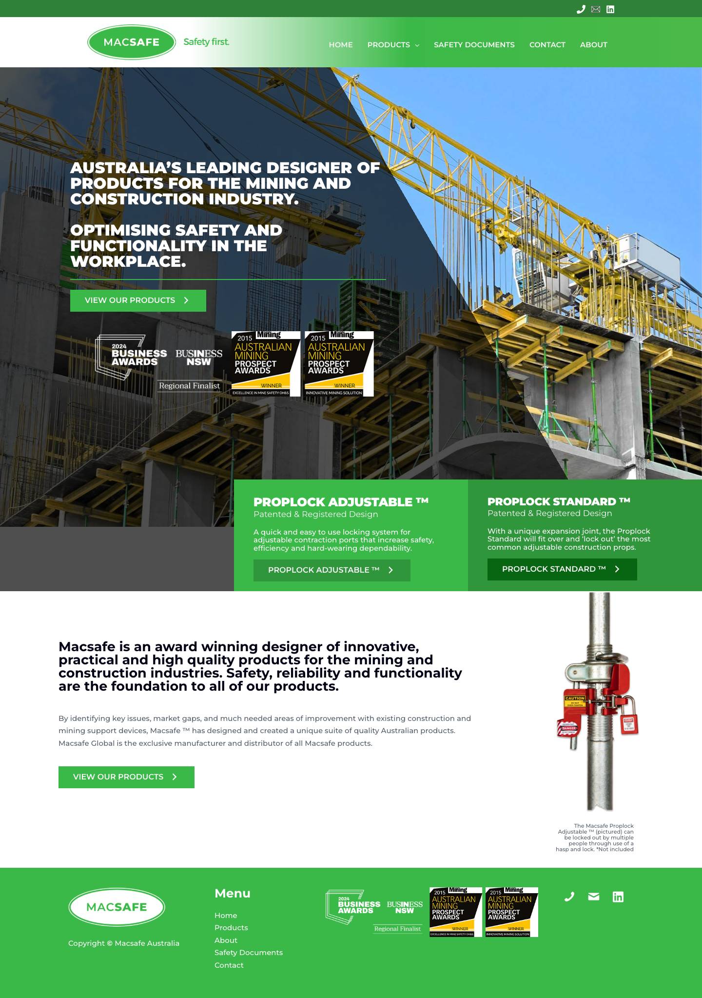 Macsafe | Home Email - Full Screenshot