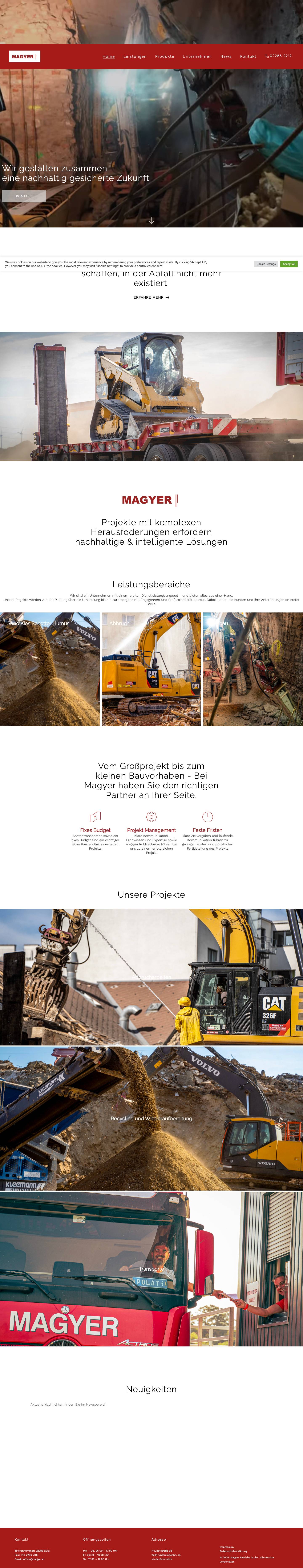 Magyer Betriebs GmbH – Schotter, Sand, Kies, Bodenaushub, Deponie, Erdarbeiten – bietet die Magyer Betriebs GesmbH.call-iconscroll-down-iconarrow-icon-size3bill icocog icoclock ico - Full Screenshot