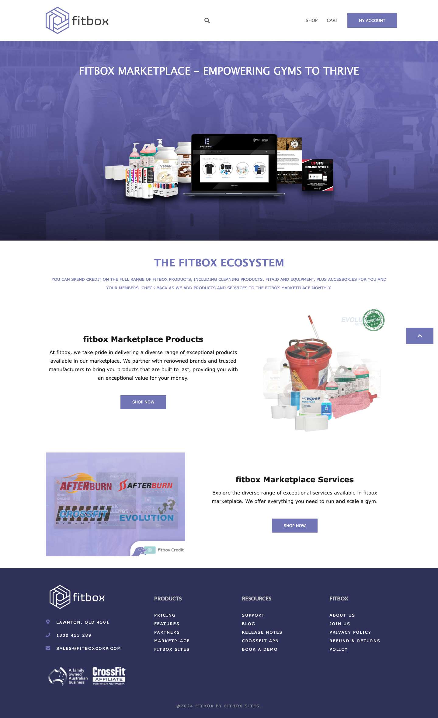 fitbox Marketplace – Marketplace - Full Screenshot