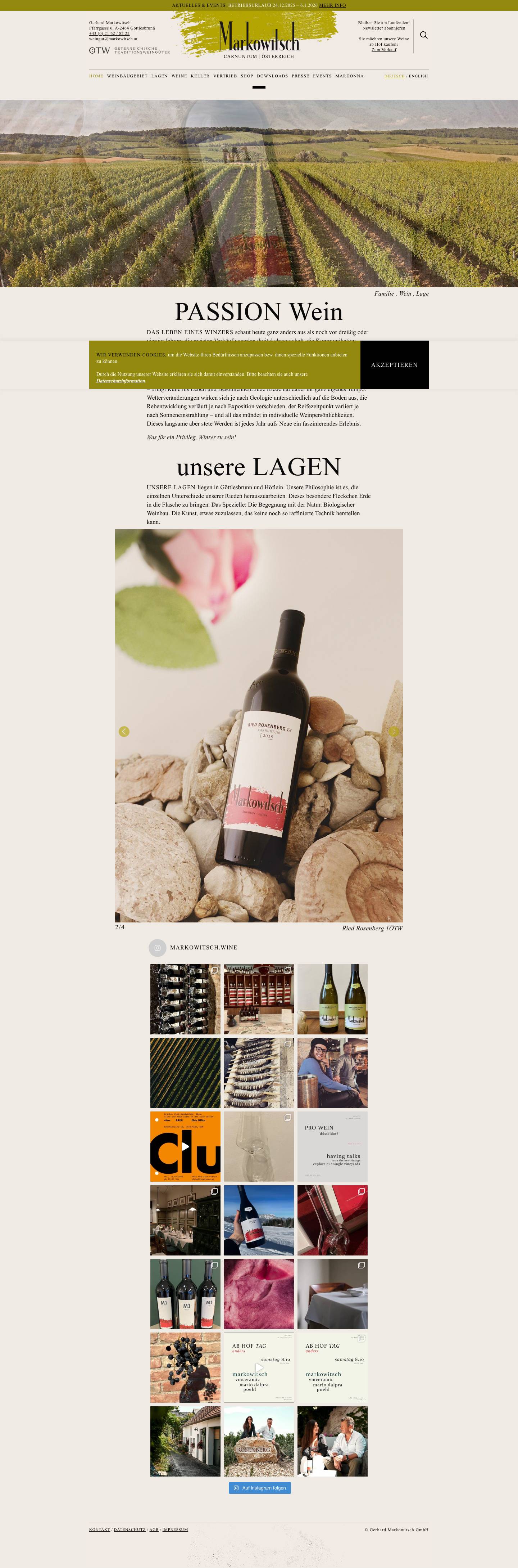 Home - Markowitsch - Full Screenshot