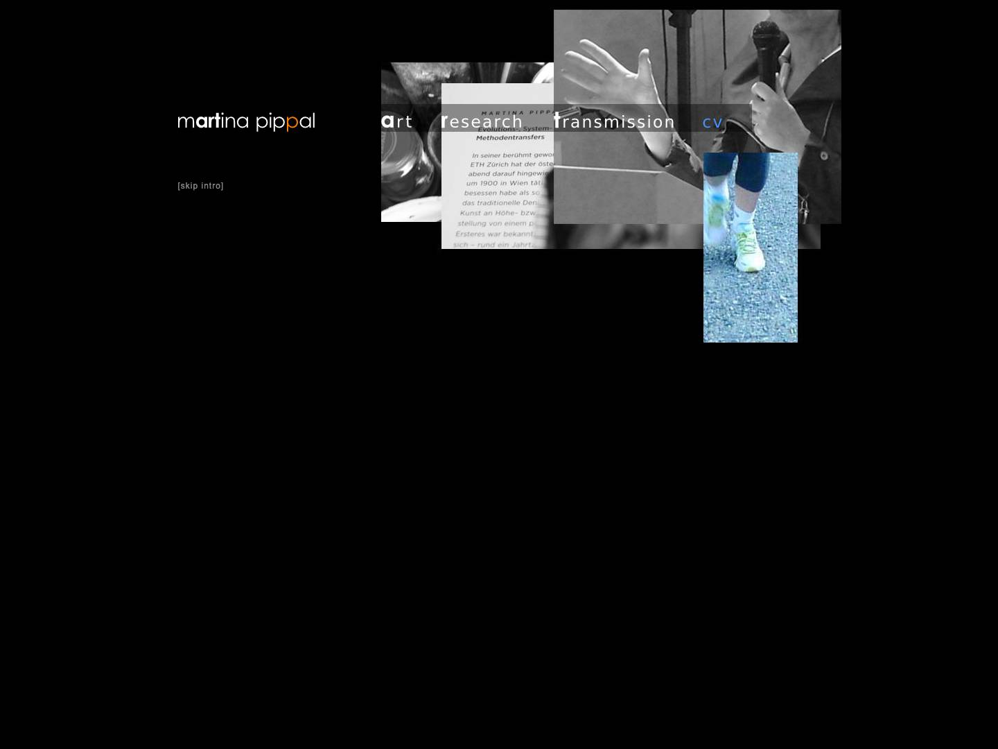 .:. Martina Pippal .:. - Full Screenshot