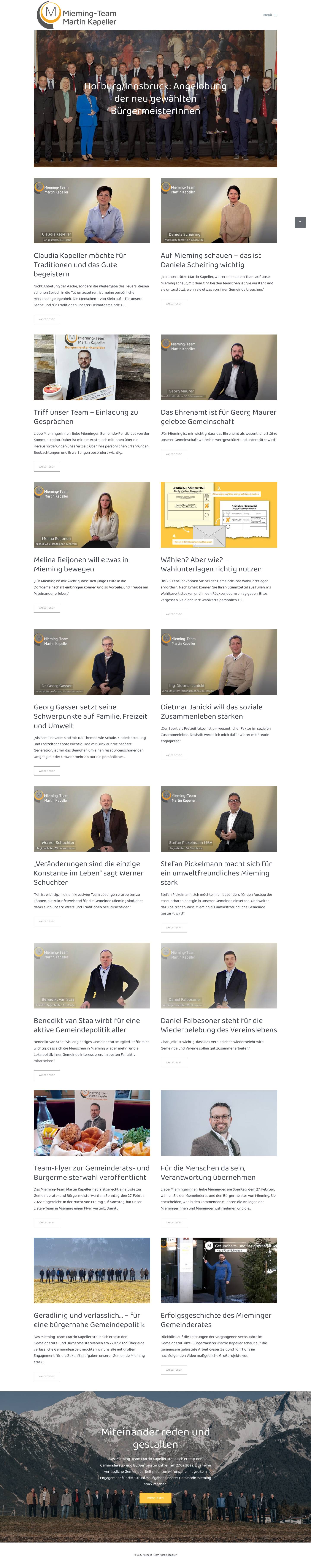 Mieming-Team Martin Kapeller - Full Screenshot