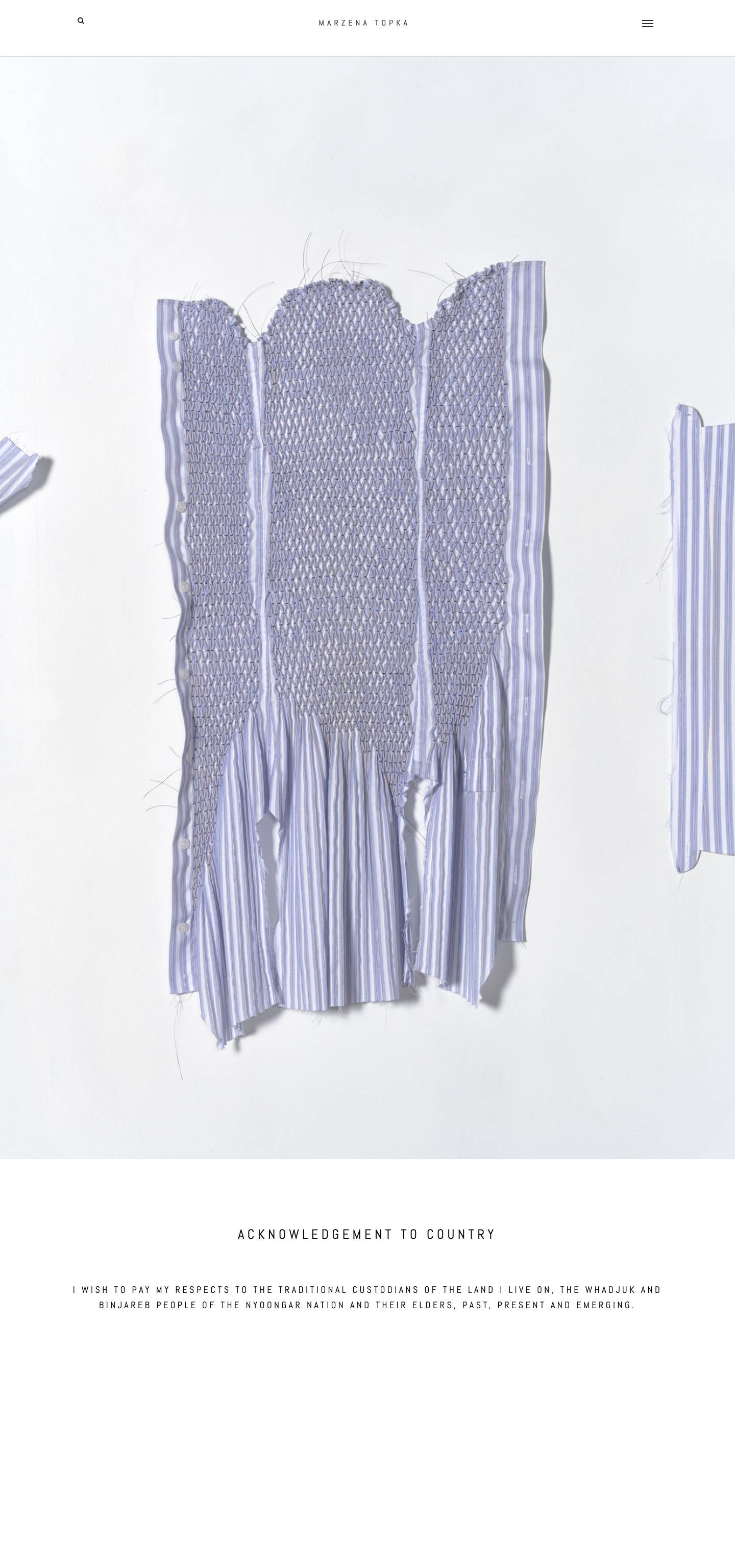 Marzena Topka – Art Practice - Full Screenshot