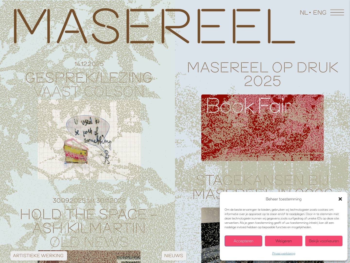 Home | MASEREEL - Full Screenshot