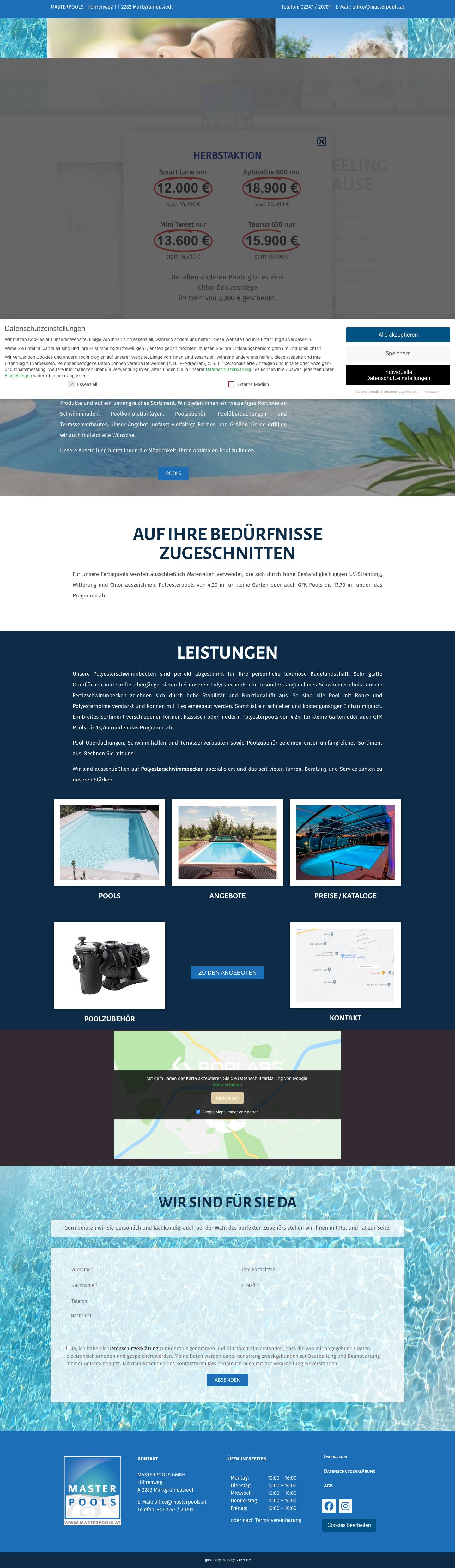 Masterpools - Urlaubsfeeling für Zuhause - Full Screenshot
