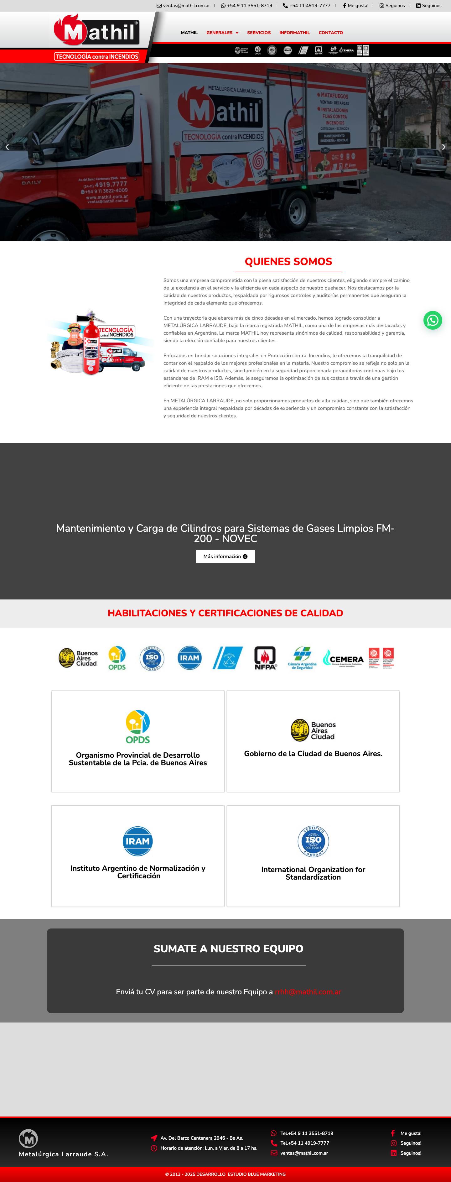 - Mathil - Tecnología contra incendiosWhatsApp - Full Screenshot