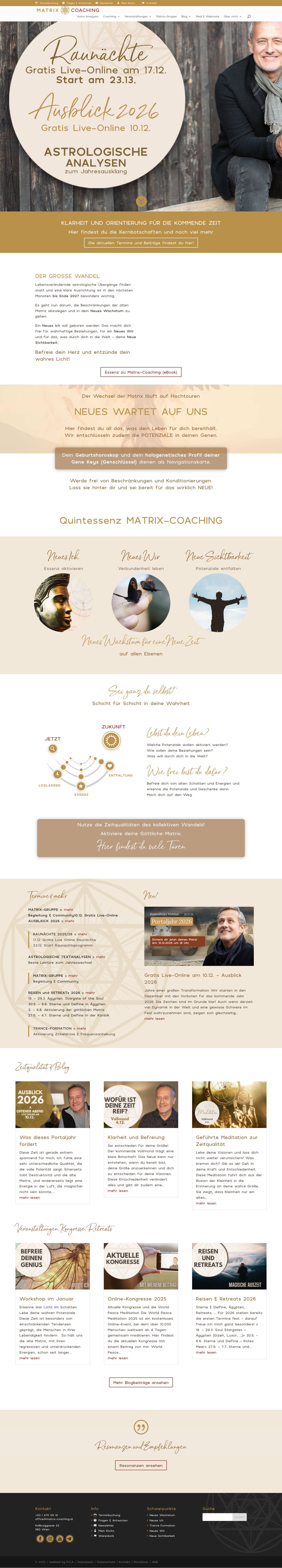 Matrix Coaching: Inspiration-Transformation- Manifestation - Full Screenshot