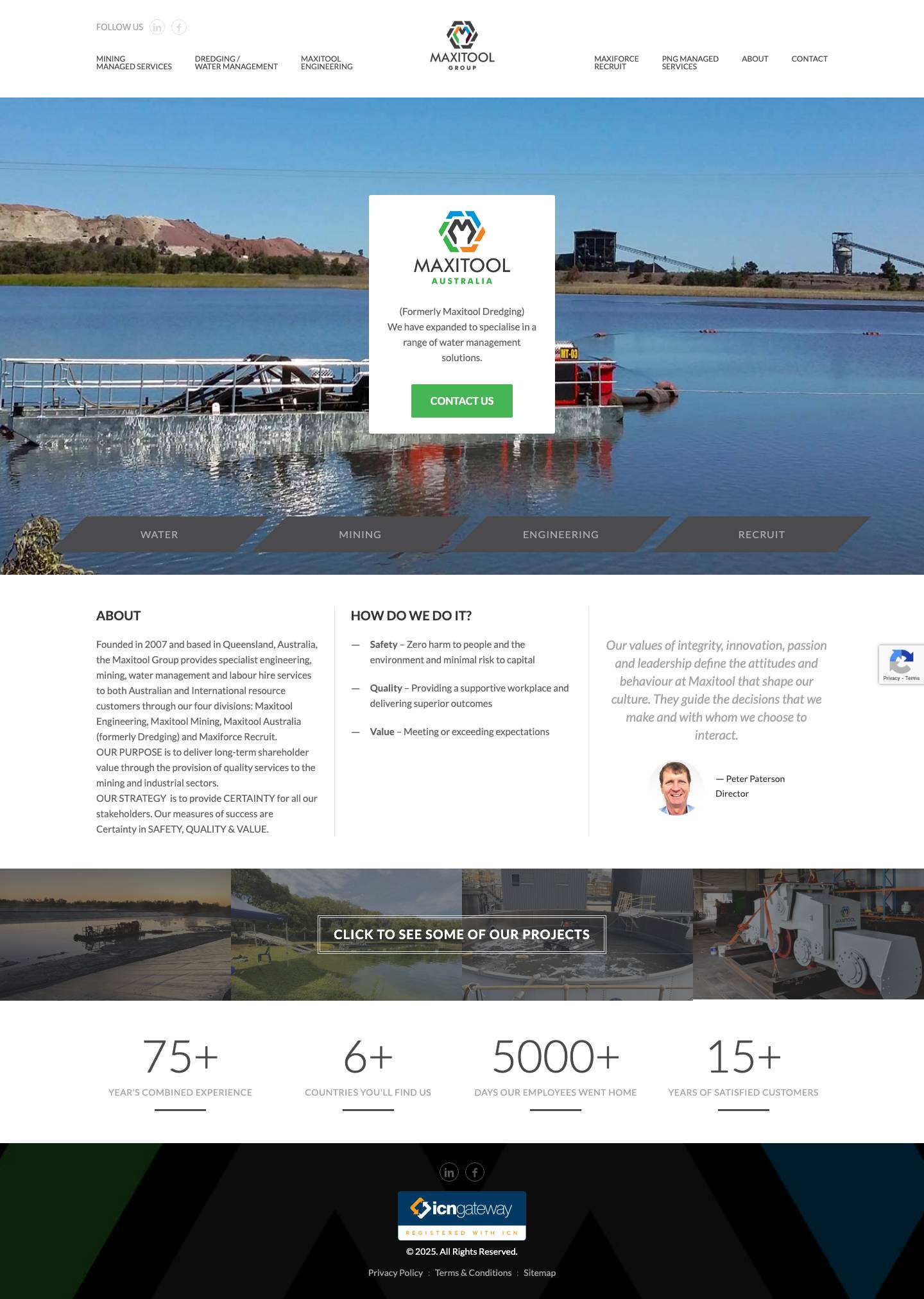 Maxitool | Mining, Engineering & Resource Services Australia - Full Screenshot